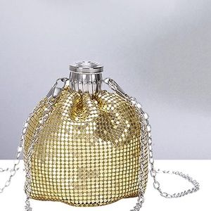 New Women’s Remi/Reid Millie Gate Top Clutch Gold Metallic From Anthropologie!🔥